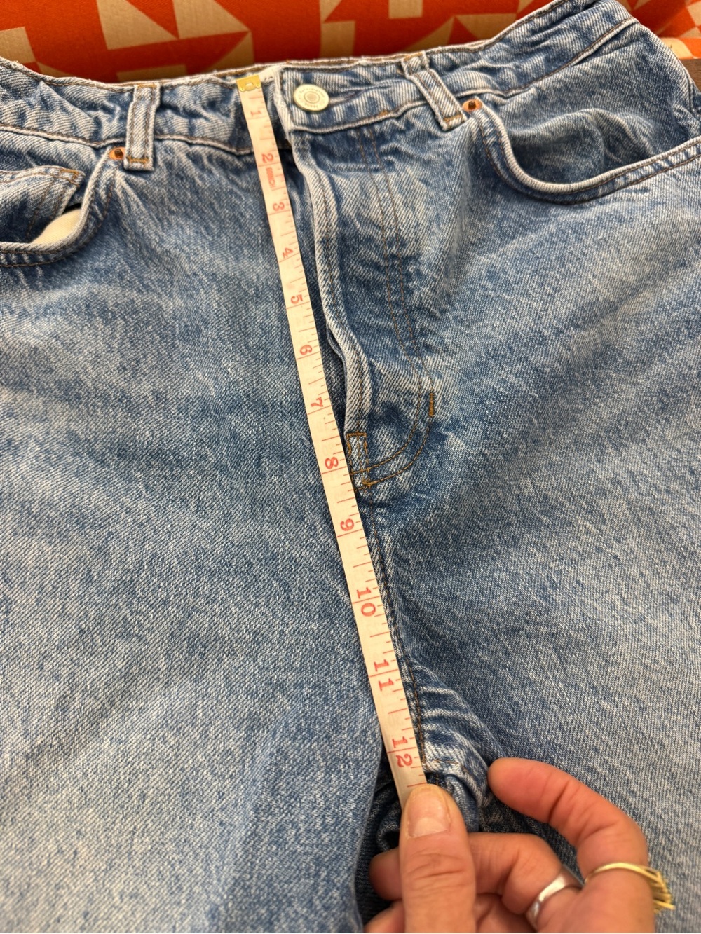 Reformation Cynthia High Rise Straight Jeans in Colorado: 29 - Picture 15 of 16